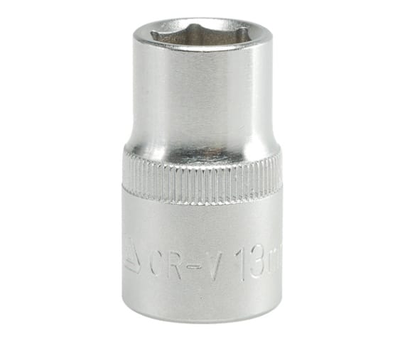 Kurze 6-kant-chrom-steckschlüssel 1/2'' 13mm - Yt-1206