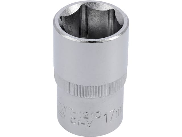Kurze 6-kant-steckschlüssel Aus Chrom 1/2'' 17mm - Yt-1210