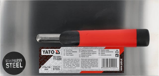 Edelstahl-gipskelle 270x130 Mm Yt-5200 Yato