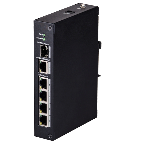 Schalter Din Ethernet 4p 10/100 + 1 Uplink