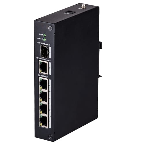 Schalter Din Ethernet 4p 10/100 + 1 Uplink