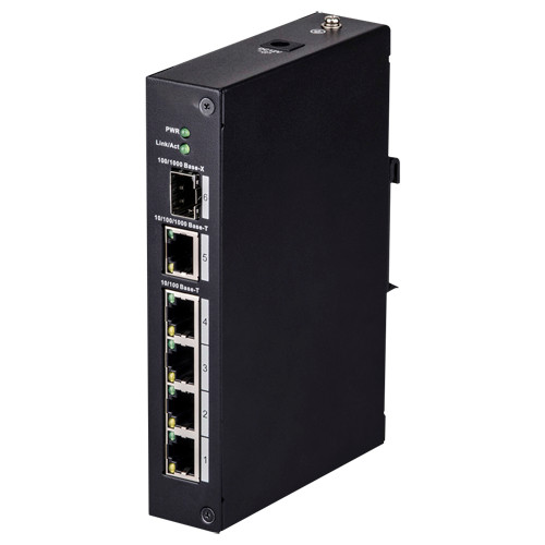 4p 10/100 Din Poe Ethernet Poe Switch + 2 Uplinks