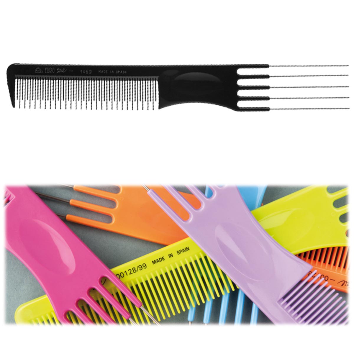 Eurostil Eisen Spikes Eisen Kamm Farbe 19 5cm 1pc