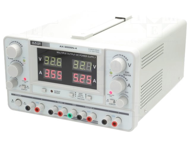 Labor-netzgerät 0-30v 0-5a 4 Ausgänge Ax-3005n-4
