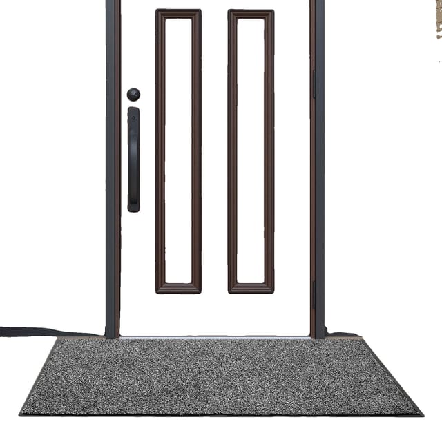 Vevor Fußmatte, 1524 X 914 Mm, Für Den Innen- Und Außenbereich, Pvc-rückseite, Abwaschbar, Grauschwarz