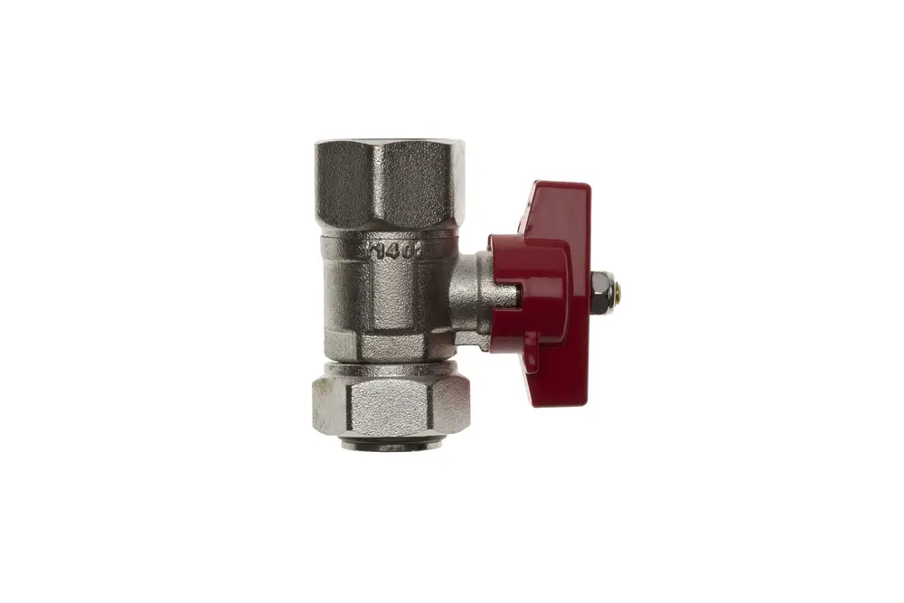 Brötje Kugelhahn Überwurf Rot, 7313542