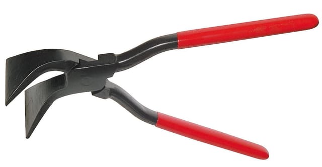 Stubai 282151 Spengler-falzzange, Blechzange Handwerkzeug Zange, Kanten Abgerundet, C45 Kohlenstoffstahl, Rot, 250 Mm, 60 Mm Maulbreite