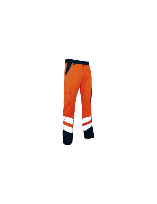 Schutzhose Hv - Blau/neongelb - Gr. 50 - 1563