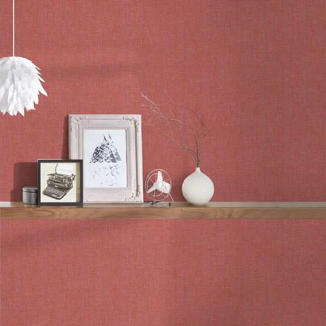 Bricoflor - Unitapete Rot 369761&nbsp369761