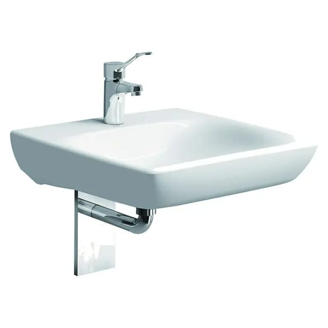 Keramag - Geberit Renova Nr. 1 Comfort, Waschtisch, Unterfahrbar,650x550mm,