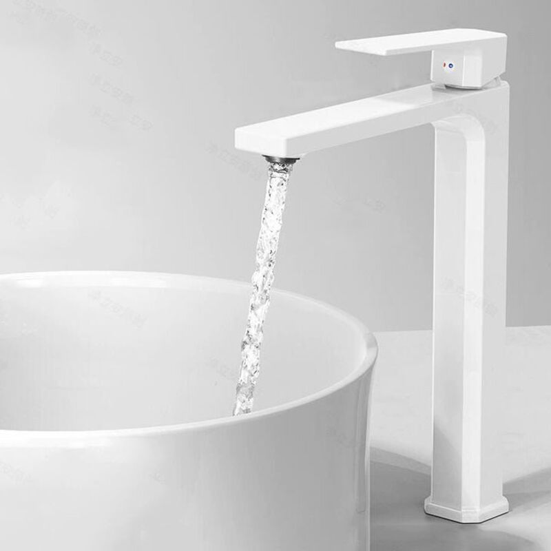 Hochdruck-waschtischarmatur Aus Dickem Kupfer (mit Anschlussschlauch), Wasserabweisende Pvd-beschichtung