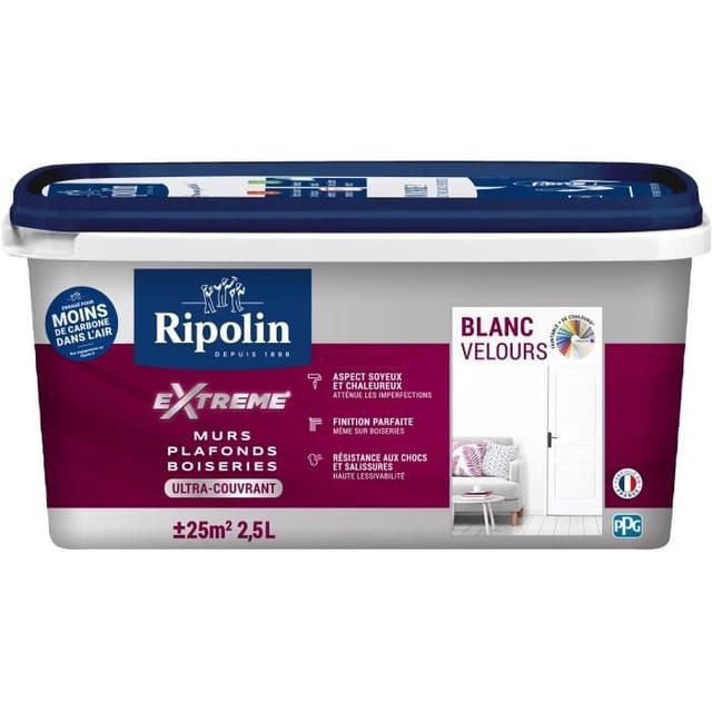Ripolin Extreme Innenfarbe Weiß Samt 2,5 L