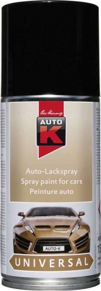 Auto-k Lackspray Universal Schwarz Glanz 150 Ml Autolack Spraylack Sprühlack