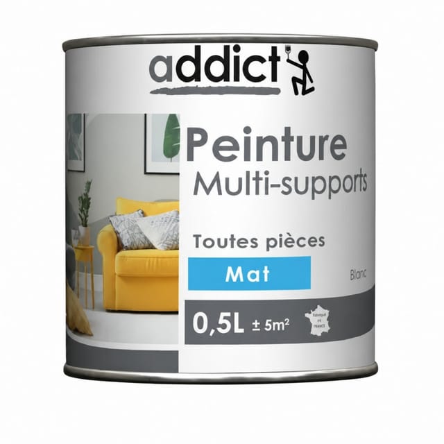 Acrylfarbe Für Verschiedene Untergründe, Kiesel Matt , 0,5 Liter.