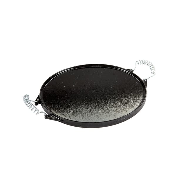 Runde Grillplatte Aus Emailliertem Gusseisen Ø 25 Cm.