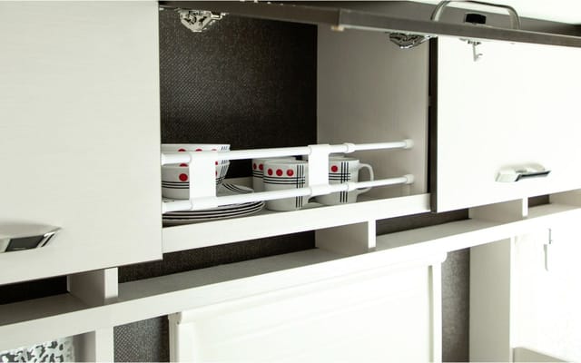 Doppelhaltestange 25-43cm Für Regale Und Schränke