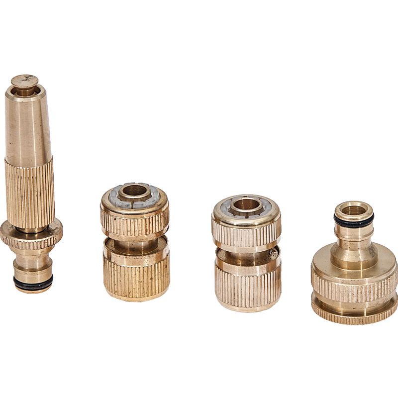 Satz 1/2"-verbinder, 1/2"-auf-3/4"-adapter, Messing Für Wasserinstallation Ra03ns