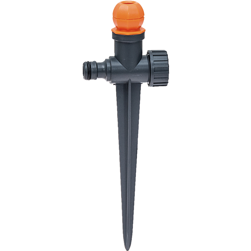Gartenkugelregner Mit Metallspieß, Orange Ym8401