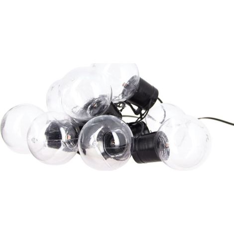 Xanlite – 5 M Solar-lichterkette Ip44 – 8 Rgb-lampen – 8 Stunden Akkulaufzeit – Schutzart Ip44 Für Den Außenbereich