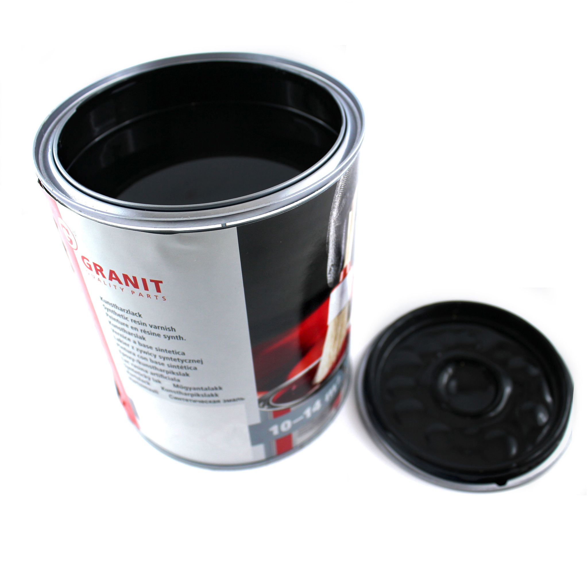 Lack Tiefschwarz Ral 9005 Nopolux Wilckens Granit 10-liter-eimer