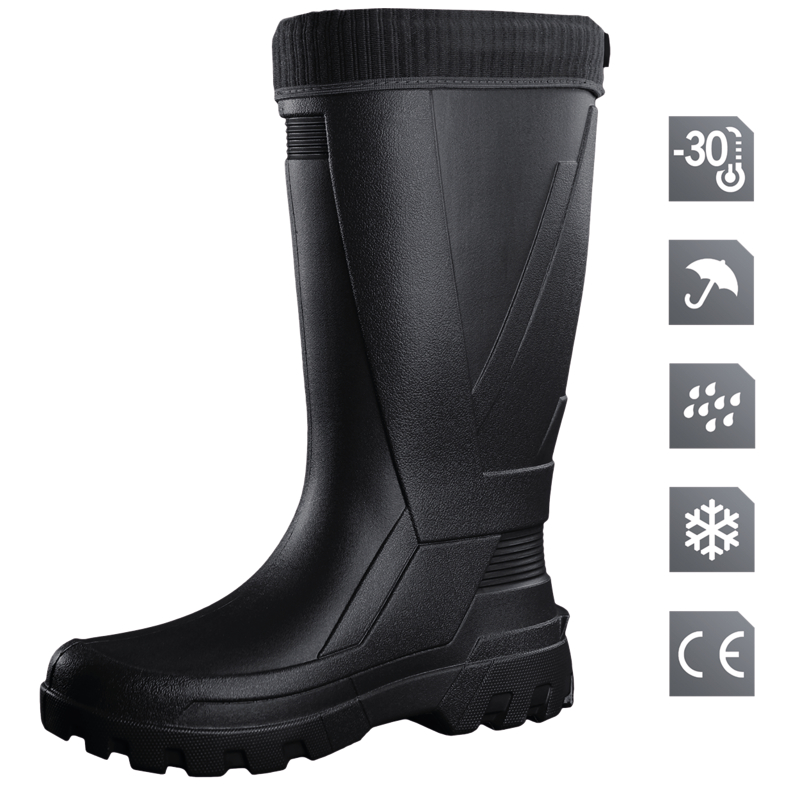 Gummistiefel, Schaumstoff-arbeitsschuhe, Größe 46, Eva Vtrack Schwarz 411246