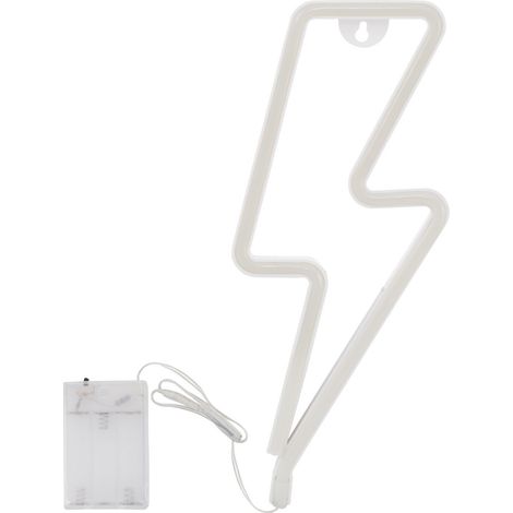 Storm Led-neonleuchte, Batteriebetrieben, Weiß