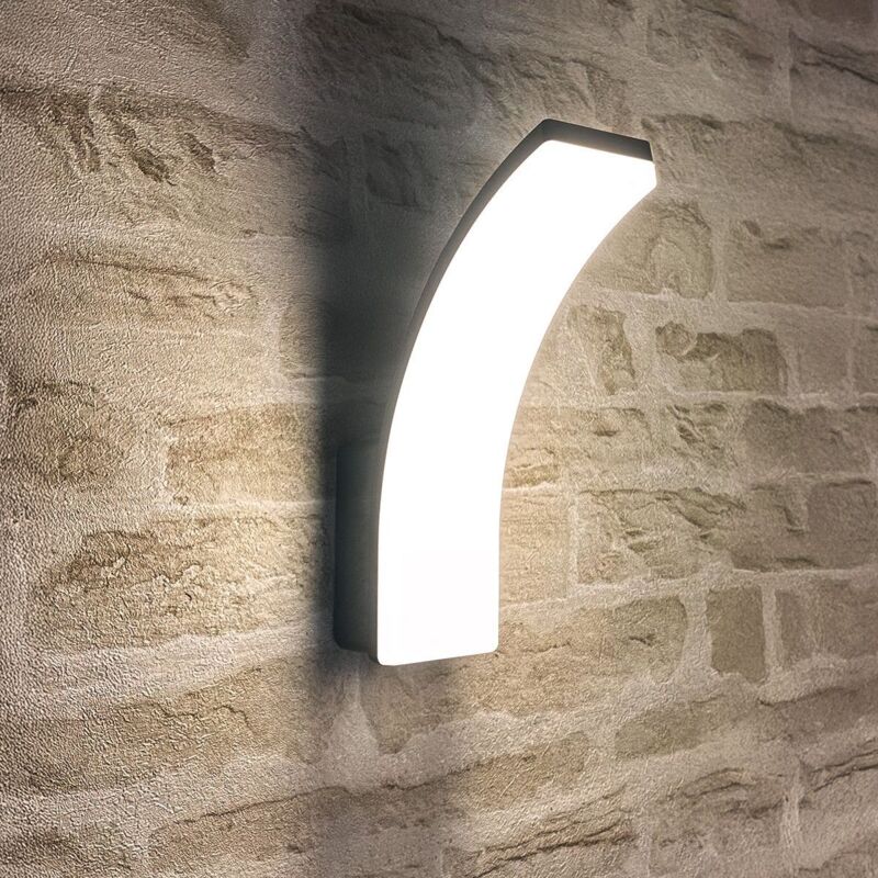 Gibraltar Ip65 Led-wandleuchte3 Leistungsstufen: 12 W/15 W/20 W3100 Lumenanthrazitgraue Oberflächeschnelle Installation Mit Automatischem Anschluss – 12 W – 15 W – 20 W
