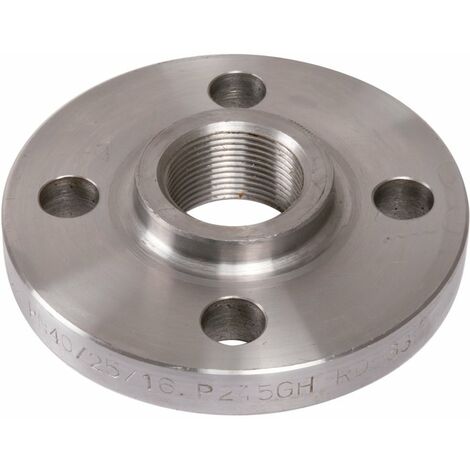 Gewindeflansch Aus Stahl – F 1 1/4" – 4 Löcher – Virfollet & Cie