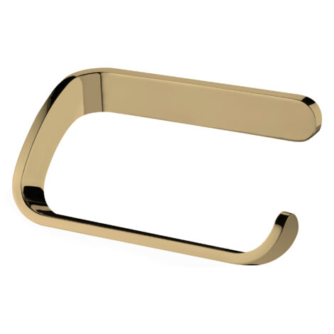 Vergoldeter Zamak-toilettenpapierhalter – Wandmontage – 130 Mm Breit – Elegantes Design Für Moderne Badezimmer – Beige