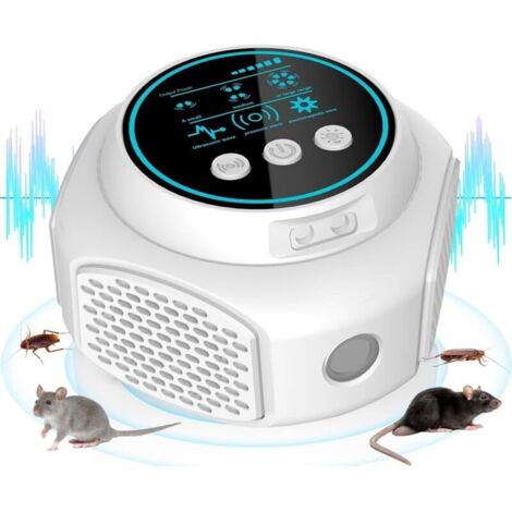 Ultraschall-abwehrmittel Für Mäuse Und Ratten360°-abdeckung300 M²3 Betriebsmodiungiftig Und Geruchlos