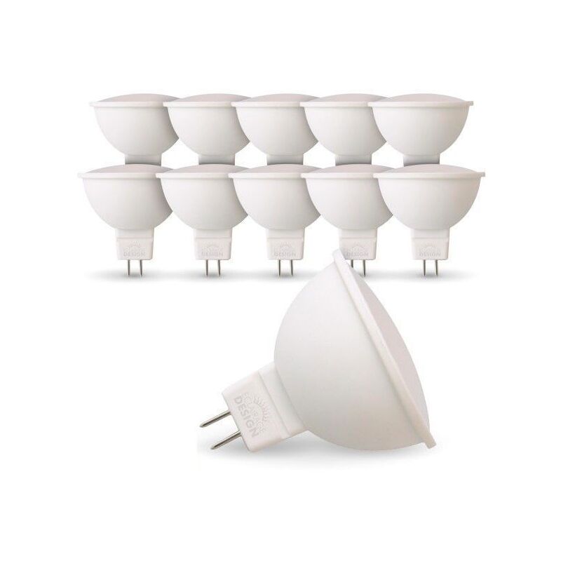 Konvolut Von 10 Led-lampen Gu5.3 Mr16 12v 5w (entspricht 40w)farbtemperatur: Warmweiß 2700 K