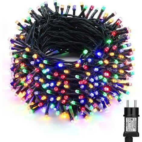 50 M Lichterkette Für Den Außenbereich500 Mehrfarbige Ledsschutzart Ip44 (wasserdicht)8 Blinkmodigekauft Für Weihnachten Und Die Feiertage