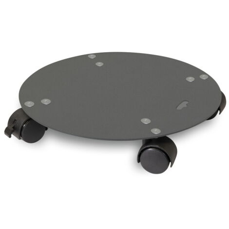 Anthrazitfarbene Design-pflanzenrolle, 30 Cm