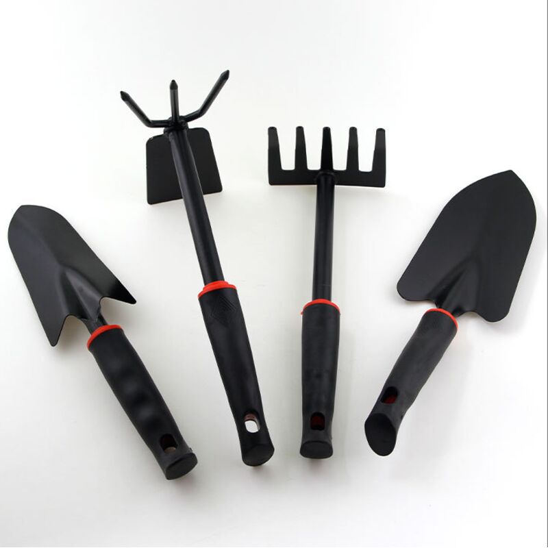 4verschiedene Größen In Schwarzem Kohlenstoffstahl Erhältlich. Tragbarer Rechen + Robustes Gartenzubehör – Ideal Für Die Gartenpflege.