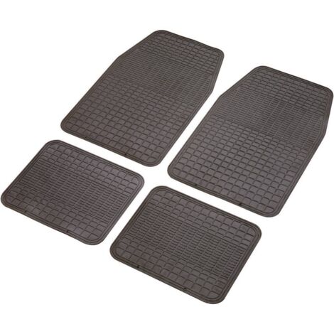 4er-set Universal-autofußmatten Schwarz C15928