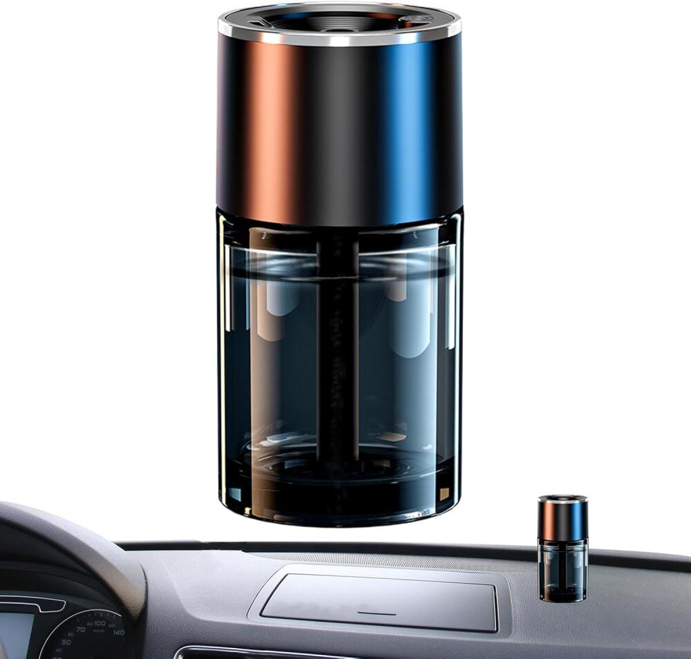 Langlebiger Aroma-öl-diffusor Für Autos, Luftbefeuchter Für Die Auto-aromatherapie, Aus Abs Mit 5-stufig Einstellbarer Duftsteuerung Und Umgebungslicht, Tragbarer Duftdiffusor Für Autos, Wohnmobile, L
