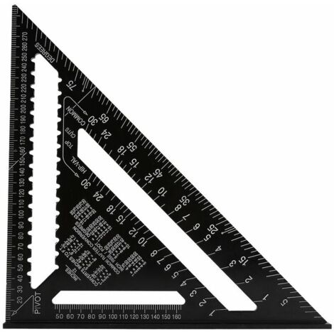 Lucky-88 – 30 Cm Zimmermannswinkel Aus Aluminiumlegierung – Korrosionsbeständig – Für Präzises Schneiden Und Sicheres Positionieren