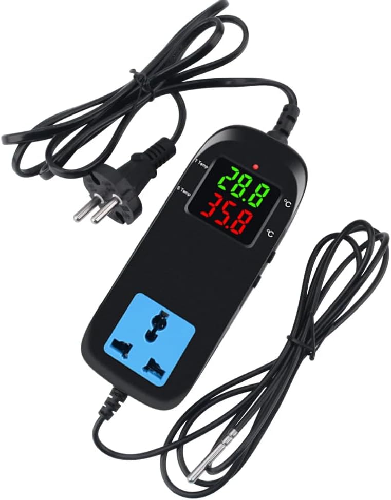 Mh-2000 Digitaler Temperaturregler -40°c-120°c Intelligenter Elektronischer Thermostat Für Kühlhäuser Und Bauernhöfe