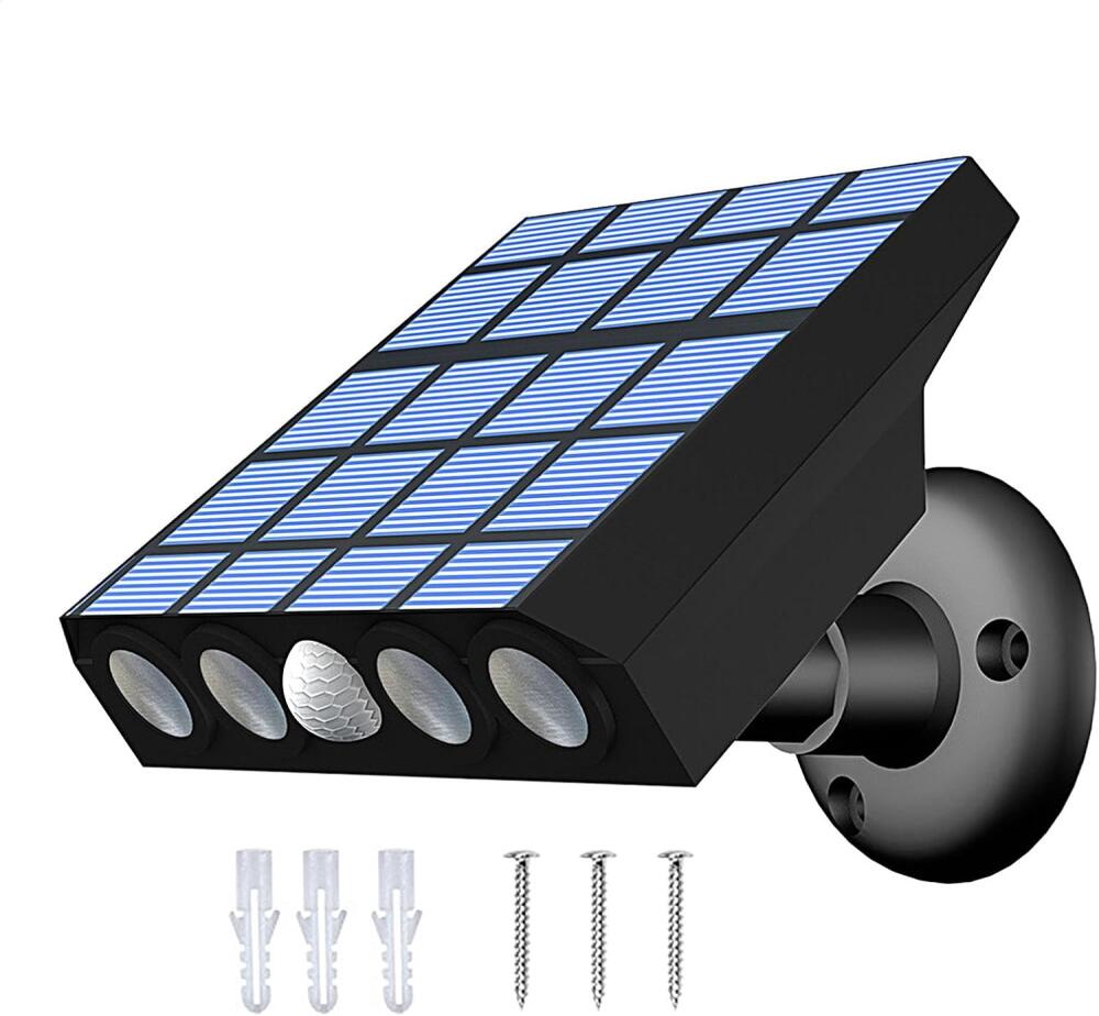 Außenwandleuchten, Solar-gartenleuchten, Leuchten Mit Simulationskamera, Wasserdichte Solar-wandleuchten, Solar-außenleuchten Für Zuhause, Wasserdichte Solar-wandleuchten