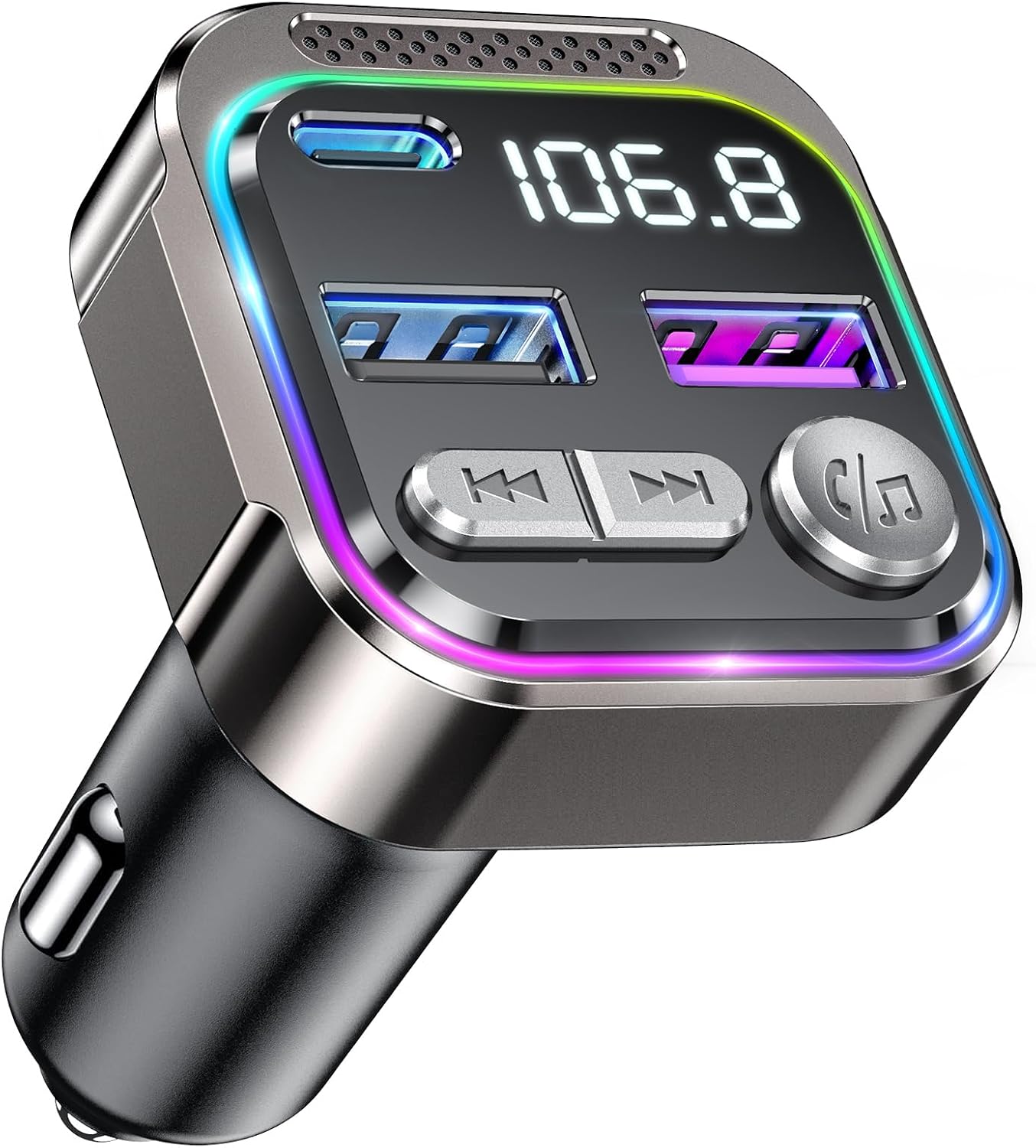 Gizmovine Bluetooth-autosender, Fm-transmitter, Mp3-audioplayer