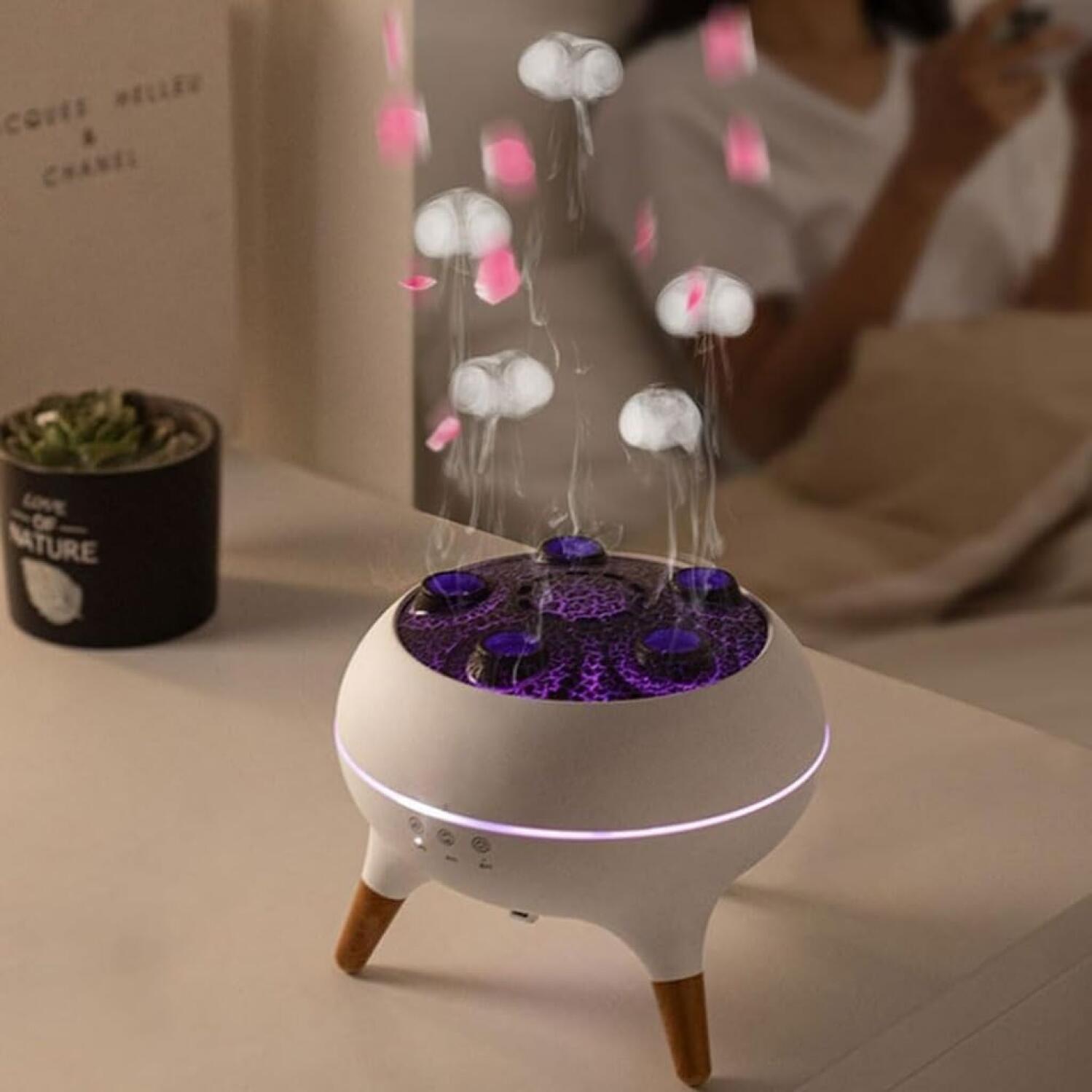 Set Mit 2 Runden Retro-led-nachtlichtern Für Zuhause – Kleine Lampe Mit Kabellosem Pir-bewegungsmelder Für Den Innenbereich