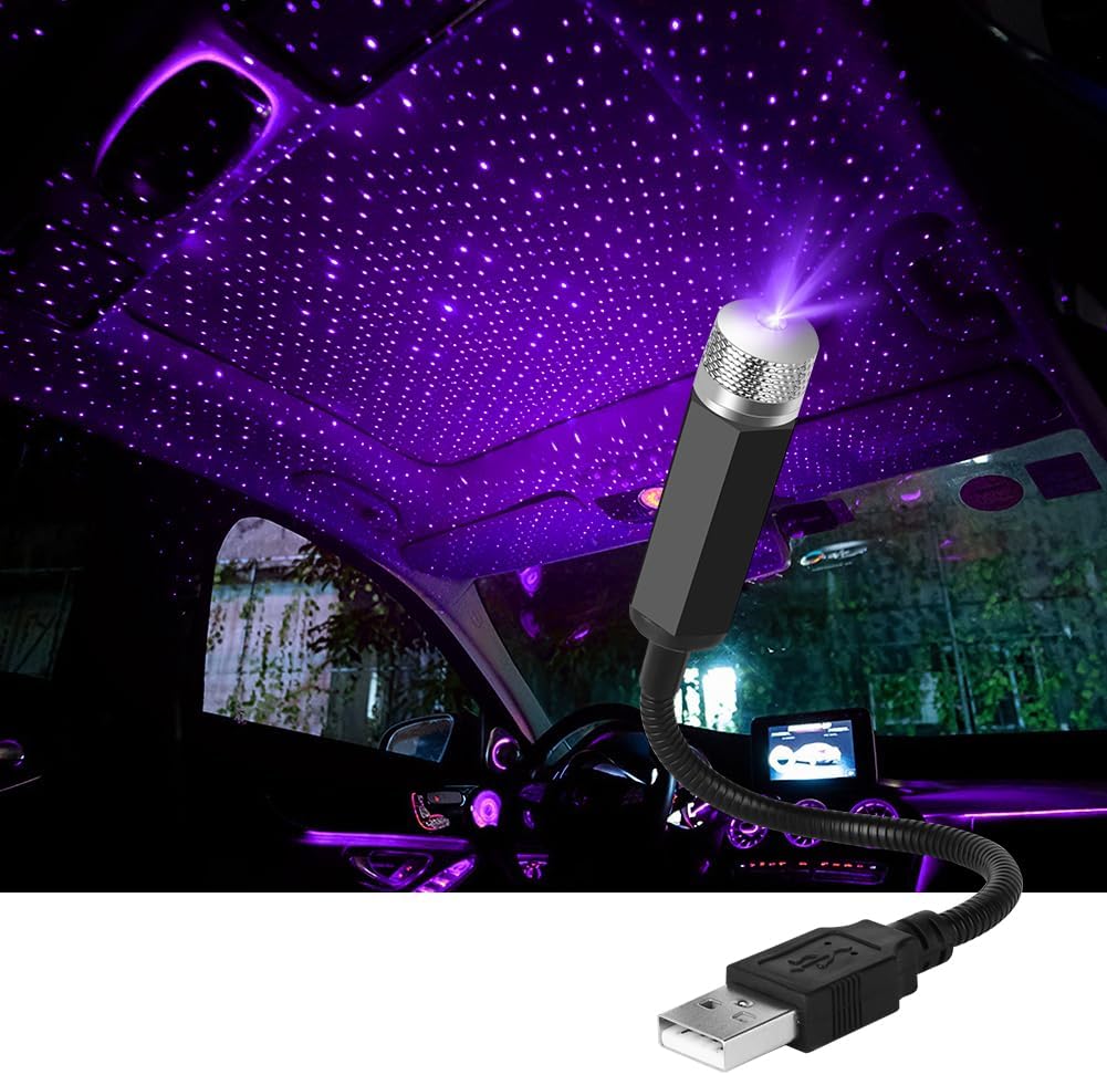 Led-ambientebeleuchtung, Usb-dachleuchte, Einstellbare Modi, Sternenhimmel-licht Für Das Autodach