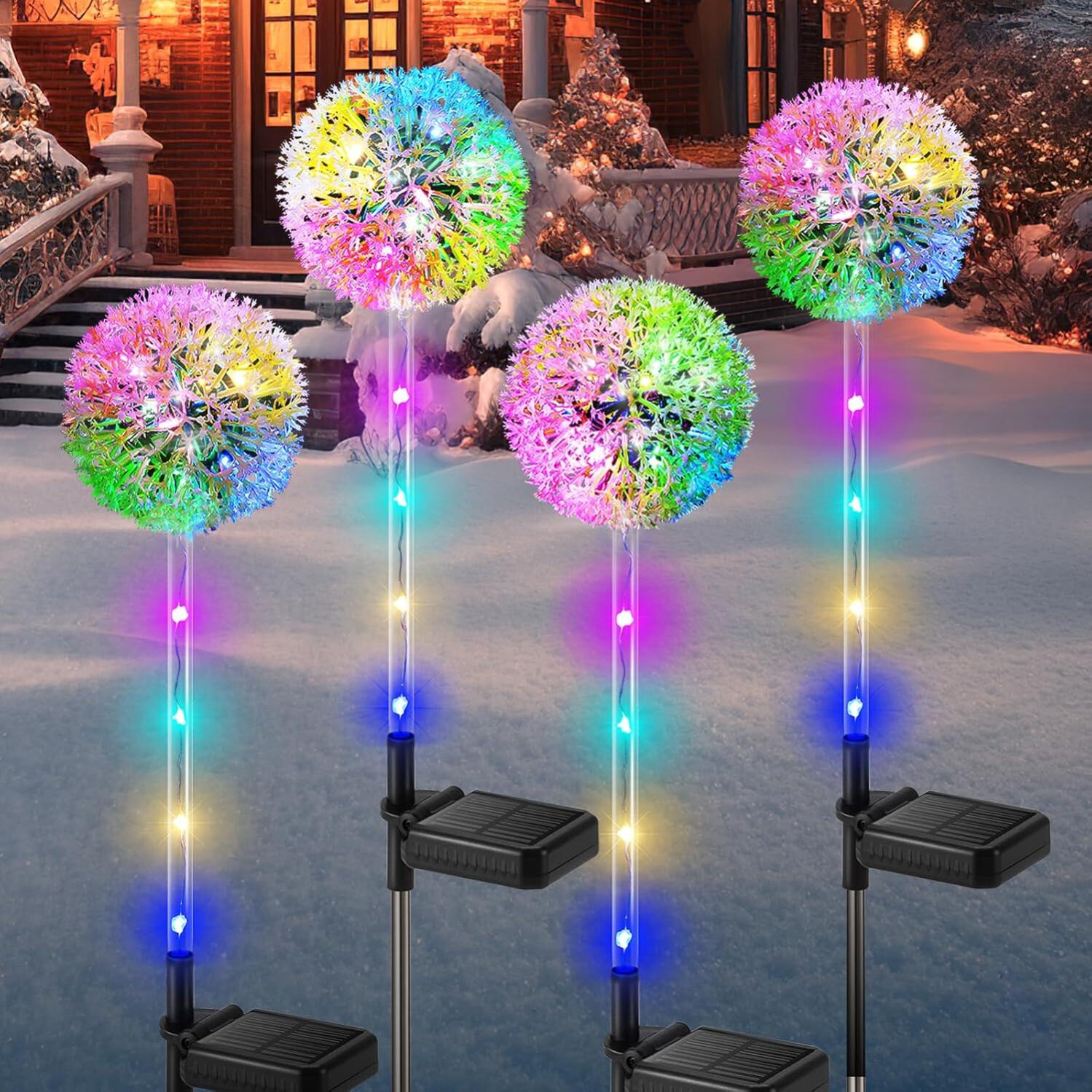 2er-set Solar-gartenlaternen – Ip65 Wasserdicht, Metall, Led, Vintage-design, Zum Aufhängen – Für Den Garten – Warmweiß