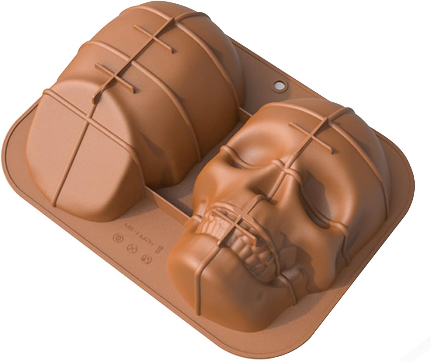 3d-totenkopf-kuchenform, Silikon-backdekoration Zum Selbermachen