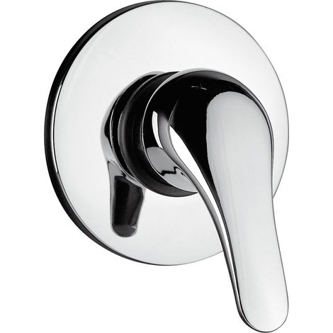Kiamami Valentina – Einhebel-unterputz-duscharmatur – Chrom-finish – 35 Mm Keramik – 12,1 Cm Tiefe