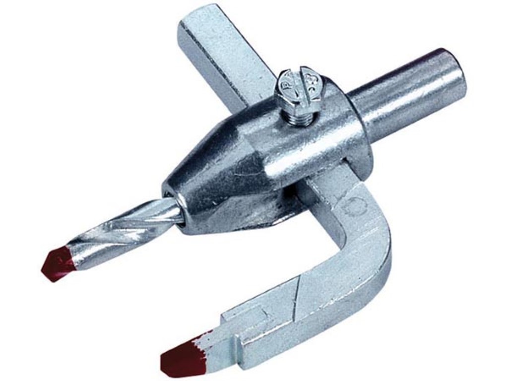 Toolland Kreisschneider Für Fliesen, Loch-durchmesser 30-100 Mm, Metall, 100 G