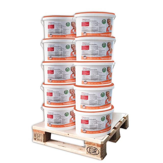 E-delux - Tapetengrund Elf Profhome 300-21-10 Grundierung Für Innenwände Tapeten Tapeziergrund Weiß 100 L Für Max. 1000 Qm