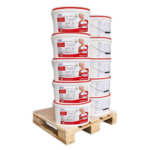 Haftgrund Profhome 300-22-10 Decken Wand-grundierung Tapetengrund Für Renoviervlies Malervlies Tapeten Weiß 125 L Für 830 - 1040 Qm