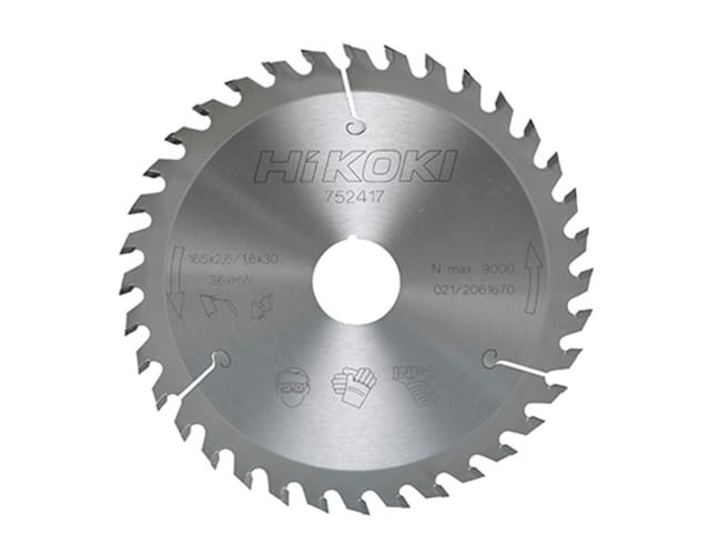 Kreissägeblatt Für Holz 165 X 20, 18 Zähne Hikoki 752480