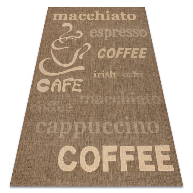 Teppich Sizal Floorlux 20221 Coffe / Mais Brown 240x330 Cm